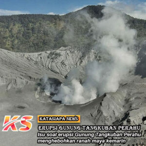 Heboh Erupsi Gunung Tangkuban Perahu, Cek Faktanya