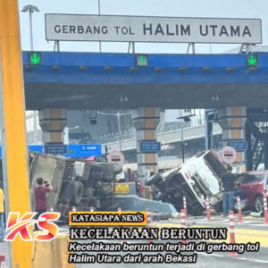 Kecelakaan Beruntun Gerbang Tol Halim, Ini Penyebabnya