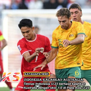 Timnas Indonesia Kalahkan Australia 1-0